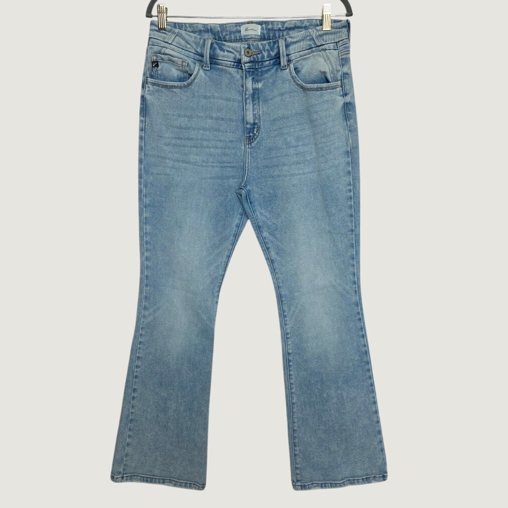 KanCan Flare Jeans Womens 15/31 Light Blue Excellent High Rise KC2575L